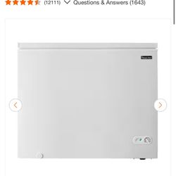 7.0 cu. ft. Chest Freezer in White