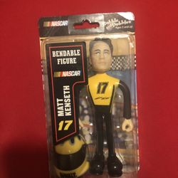 Nascar Matt Kenseth #17 DeWalt Bendable Figurine w/Helmet ~ Bobble Dobbles ~New 