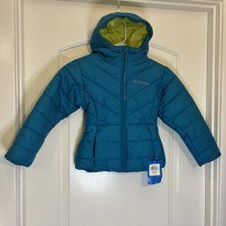 Brand new with Tags Columbia Down Sweater Girls Hoodie Size XXS 