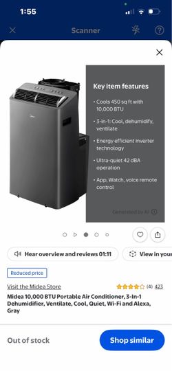 Air conditioner, new , Midea