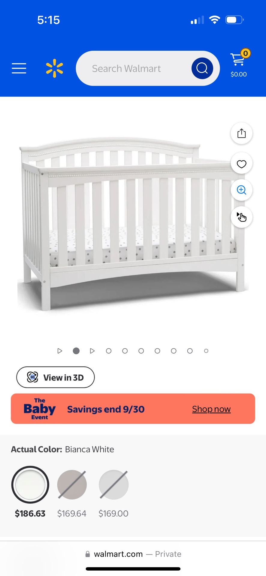 NEW* Mattress And Baby Crib