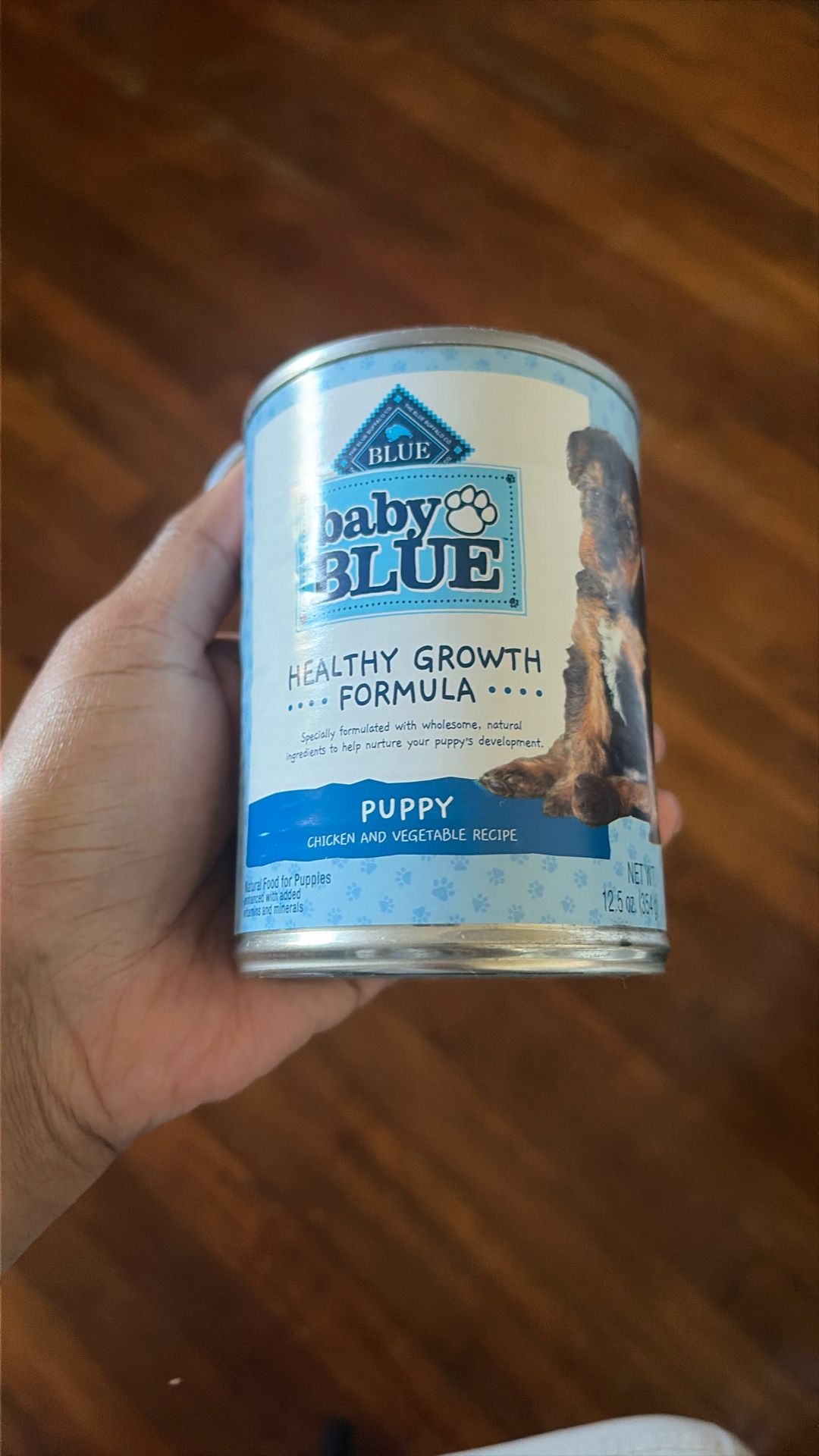 Free Puppy Food baby Blue growth Formula