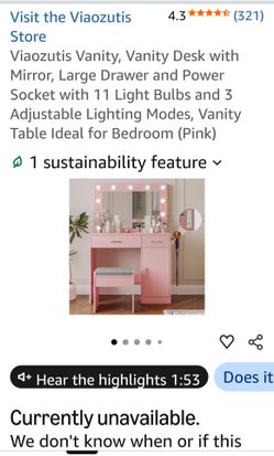 Pink Vanity