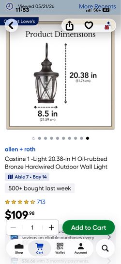 Outdoor wall light