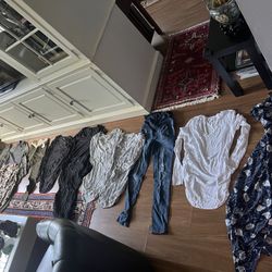 12 piece Maternity Clothing Size -SM mostly NEW Motherhood  pieces and others Over A 300.00 value !