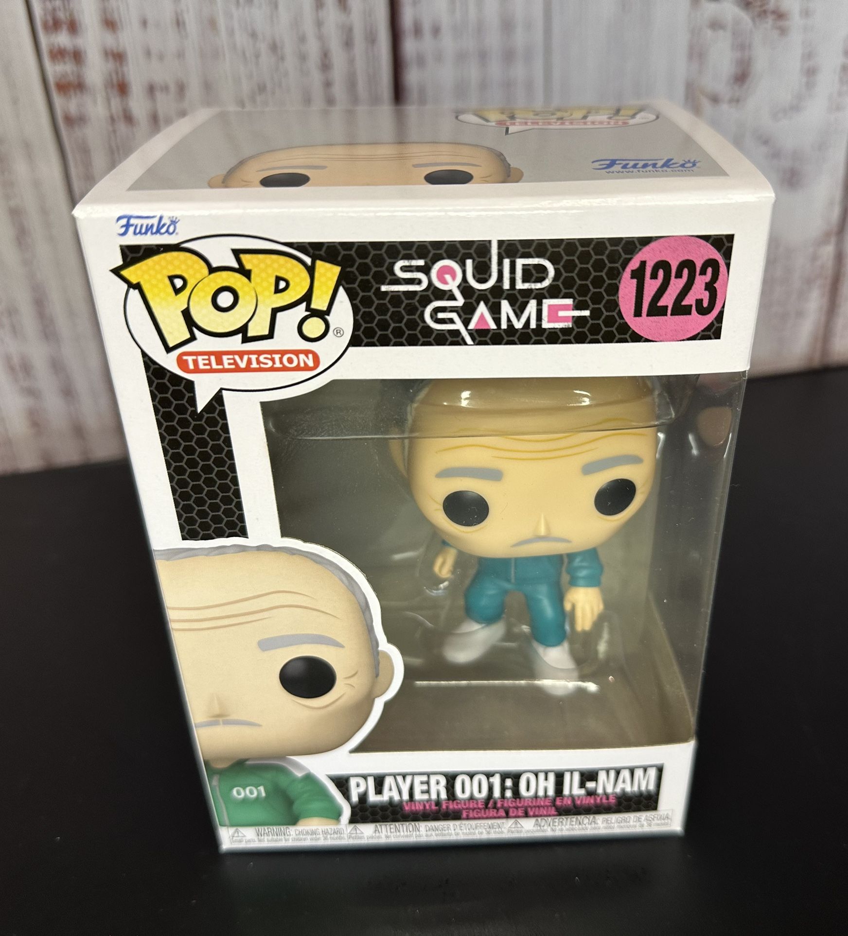 Funko Pop television Squid Game 1223 Player 001: Oh Il-Nam