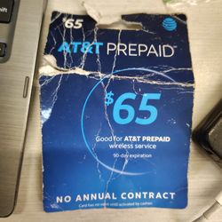 AT&T Prepaid $65 For 3 Months