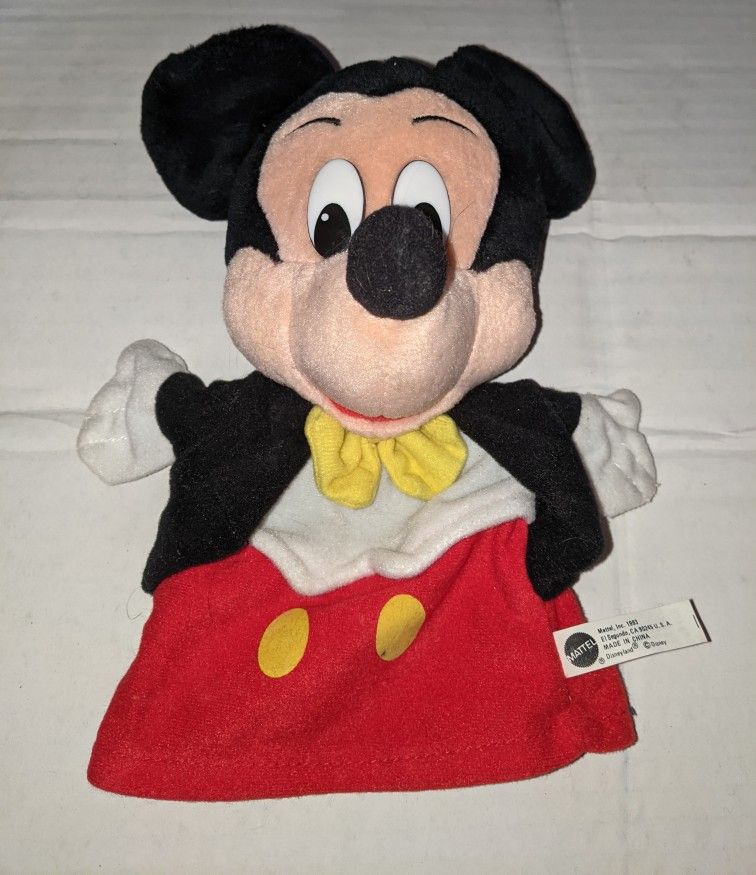 Vintage Disney Mattel Mickey Mouse Disneyland Toontown Puppet Theater Kodak Pretend Play