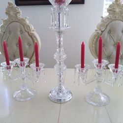 Crystal Candle Holder 