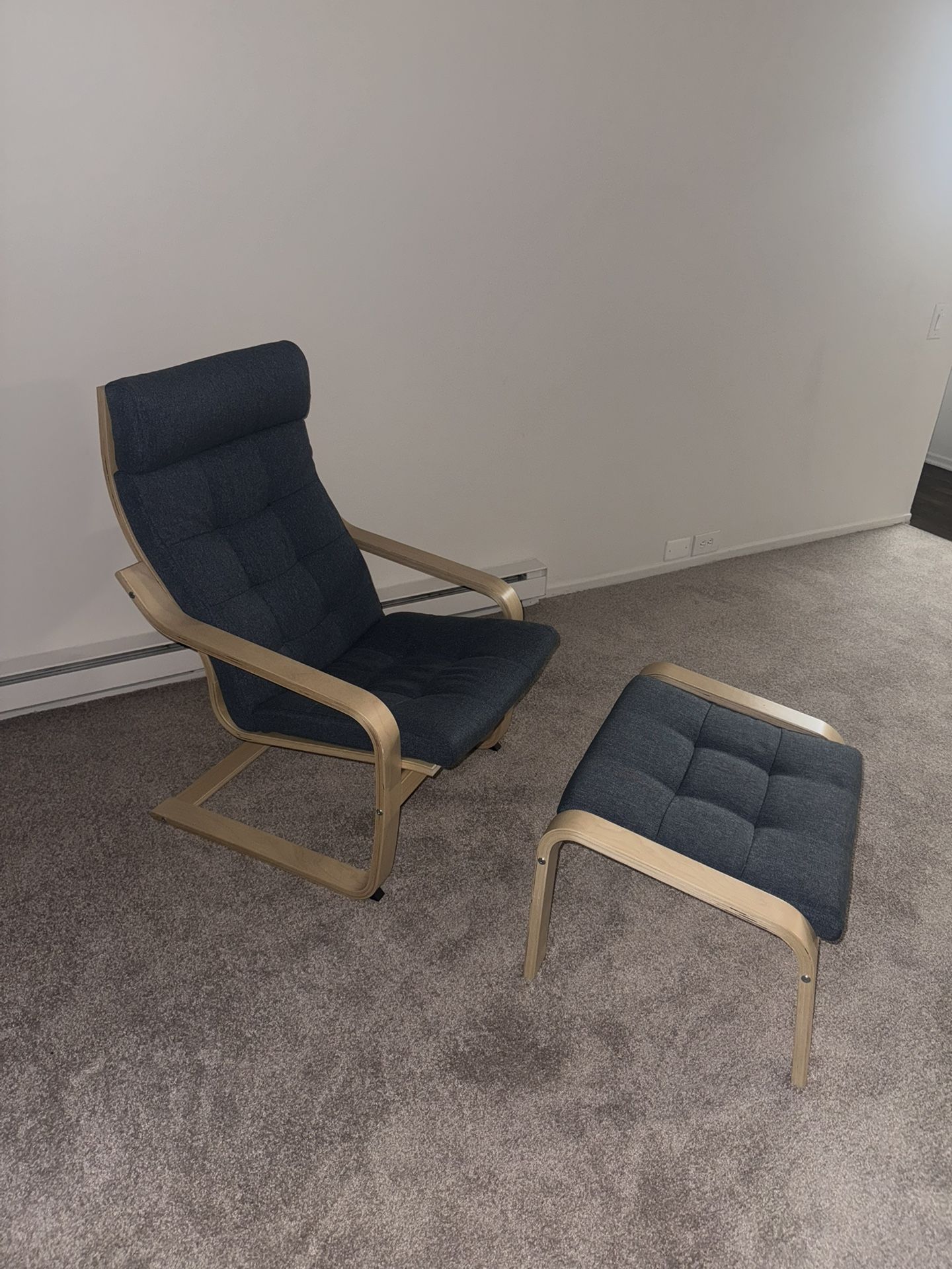 IKEA Chair And Ottoman