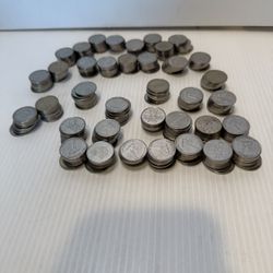 Over 350 STAINLESS TOKENS/COINS FOR PACHISLO SLOT MACHINES 