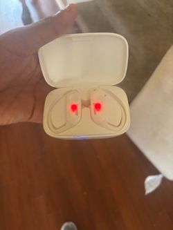 White Wireless Earbuds with Charging Case