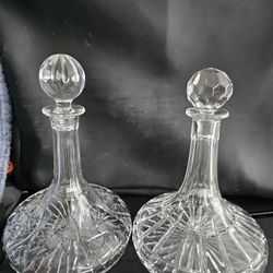 Crystall Liquor Decanters 