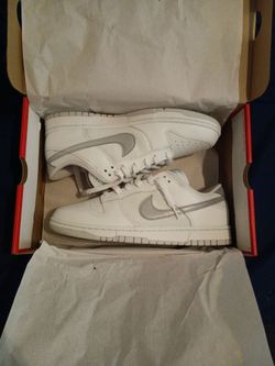 Nike Dunk Low Retro Se Summit White/Metallic Silver Blanc Sommet/Argent Metallique