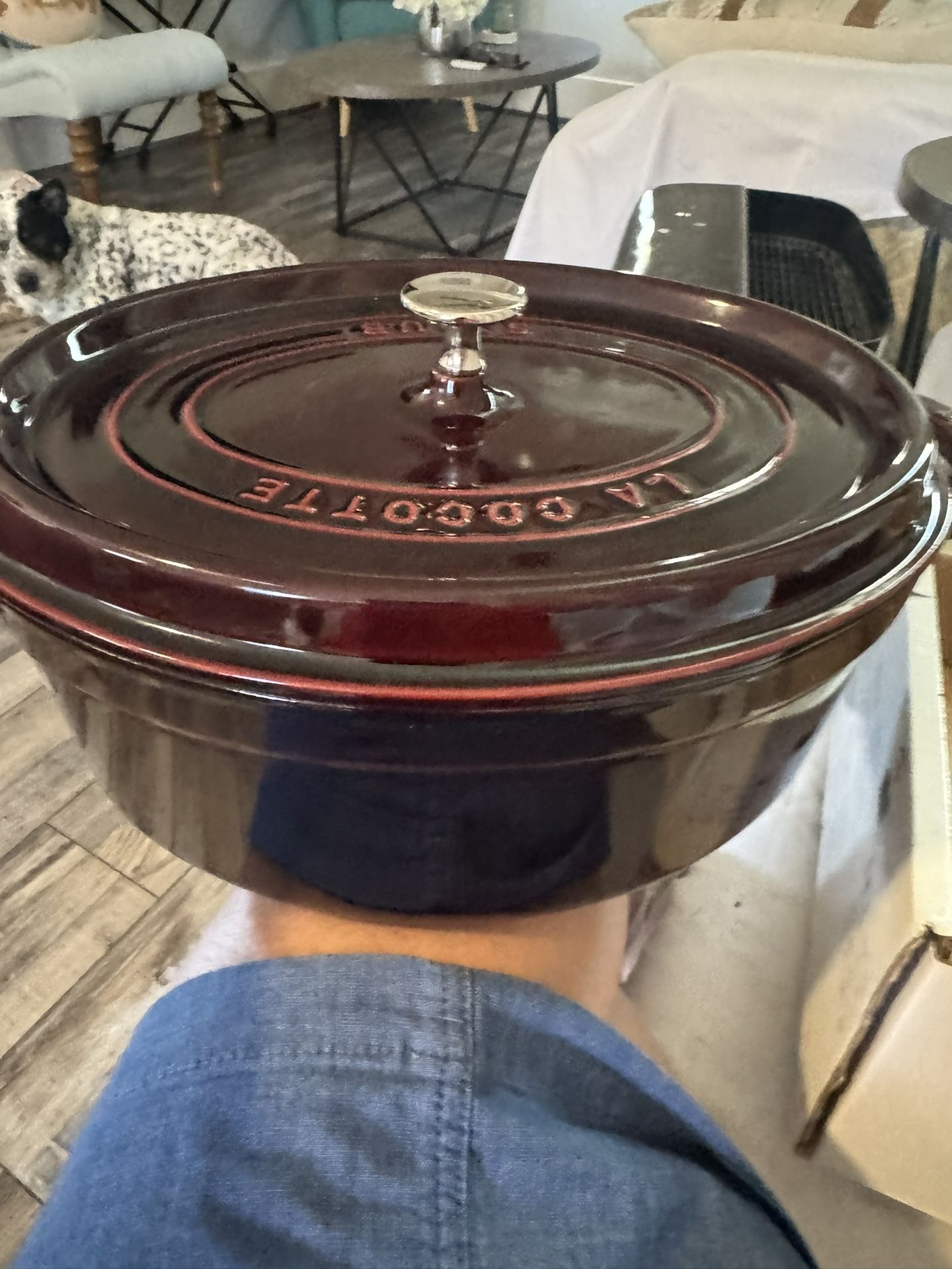 Staub coq Au Con 5.75 Qt Grenadine NIB