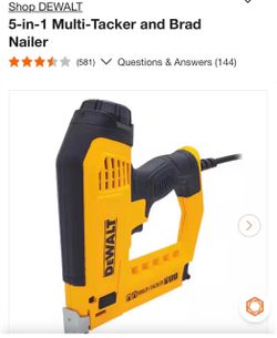 DeWALT electric stapler / Nailer Tacker