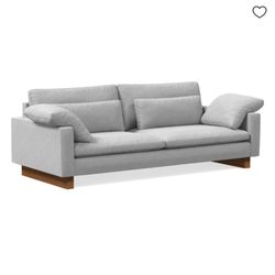 West Elm Harmony Sofa Light Grey