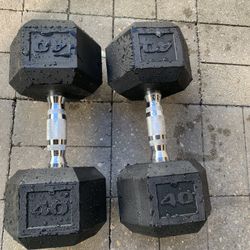 40lb dumbbells (set of 2)
