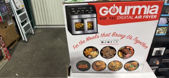 Brand New Gourmia 8-QT / 7.6L Digital Air Fryer with Glass Window