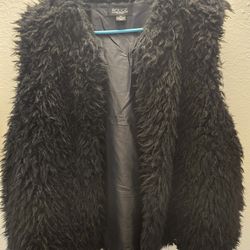 Furry Vest Size 2x 