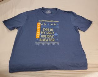 "This is my ugly holiday sweater" Graphic T-Shirt.  XXL