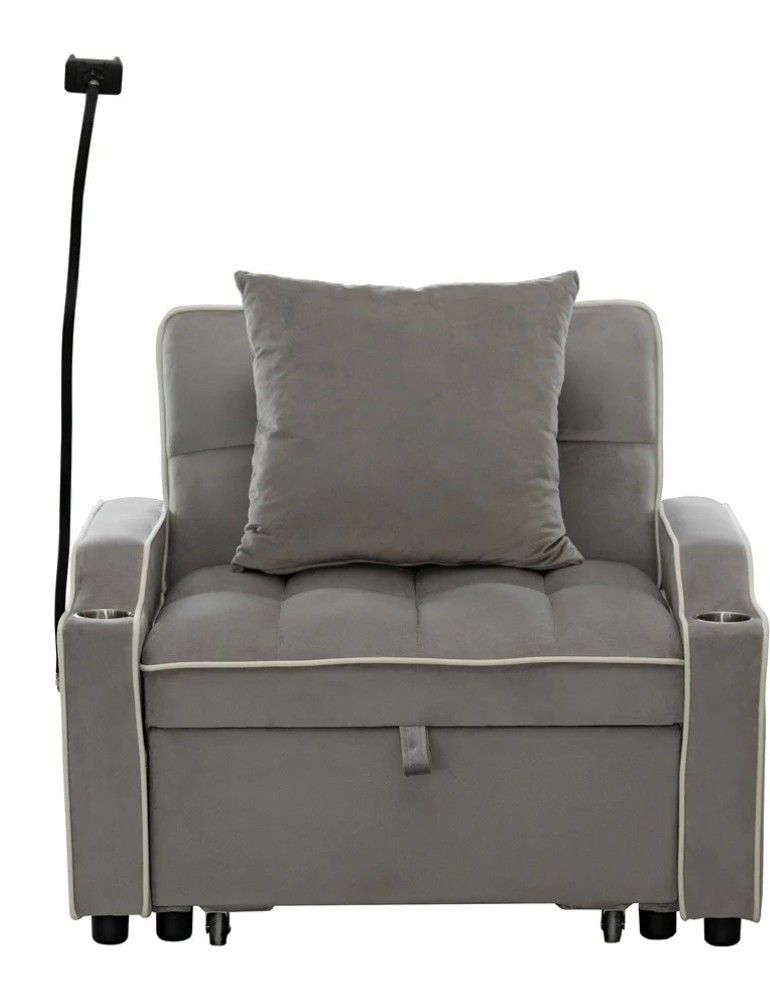 Sofa Bed Convertible Single Chair Bed