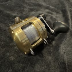 Shimano Tiagra 12 Two Speed. Like New. Loaded Ready To Fish. Fishing Reel. No Low Offers. 