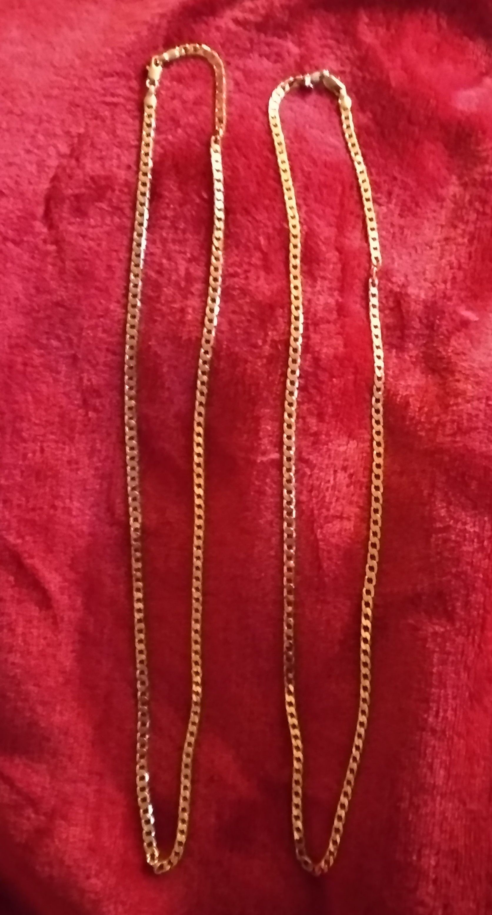 24" Solid Curb Chain/Necklace