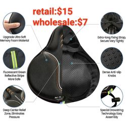Bike Seat Cushion Cover Memory Foam