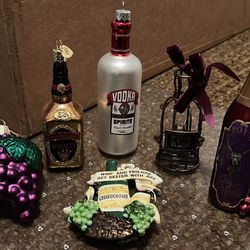 This is such a cool lot of vintage mercury glass ornaments