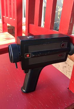 Antique movie camera