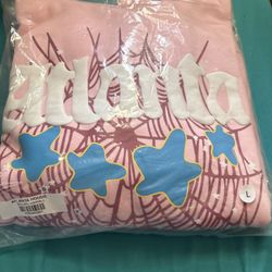 Pink Atlanta Sp5der Hoodie