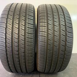 V783  245 45 18 96V  Michelin  Primacy Tour A/S  2 Used Tires 80% Life 