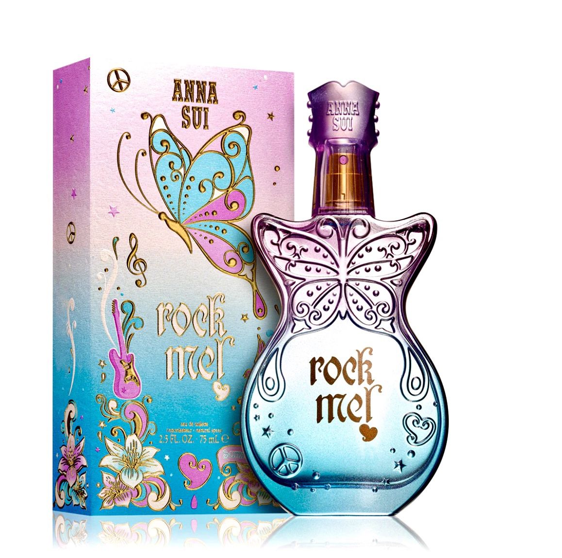 Rock Me by Anna Sui Eau de Toilette Spray Women 1.7 FL / 50 ML Rare, Vintage, Discontinued