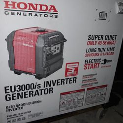 Honda eu3000is generator/inverter