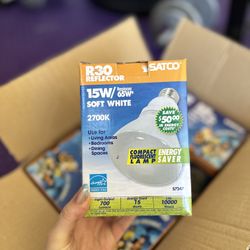 Box Of SATCO Fluorescent Lights 
