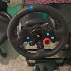 Brand New Logic Steering Wheel Shifter And Pedals