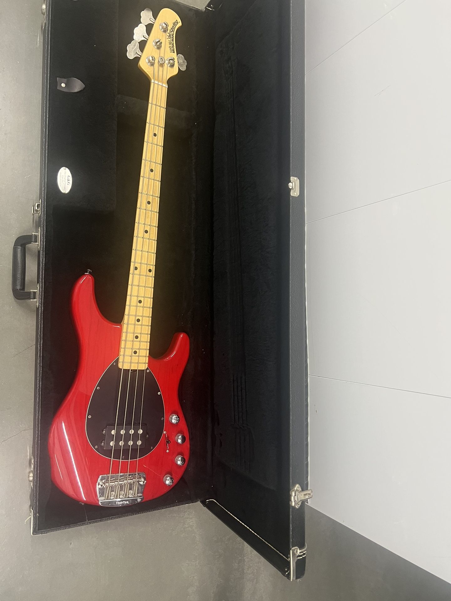 Music Man Ernie Ball Sterling Bass Guitar Red (4 String)