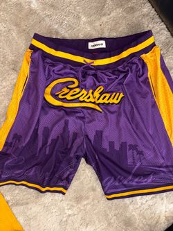 Crenshaw Purple Gold Basketball Shorts