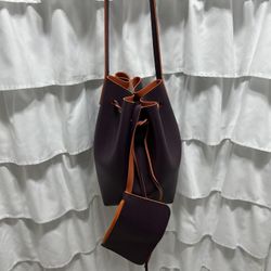 Crossbody bag with  attached wallet 