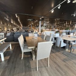 Grey 7PC Dining Table Set