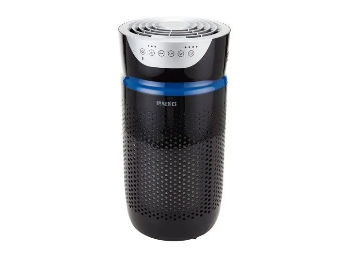Homedics 5-in-1 UV-C Air Purifier - 360-Degree HEPA Filter for 170 Sq Ft, Air Purifiers for Bedroom and Home with Essential Oil Pads and Built-In Time