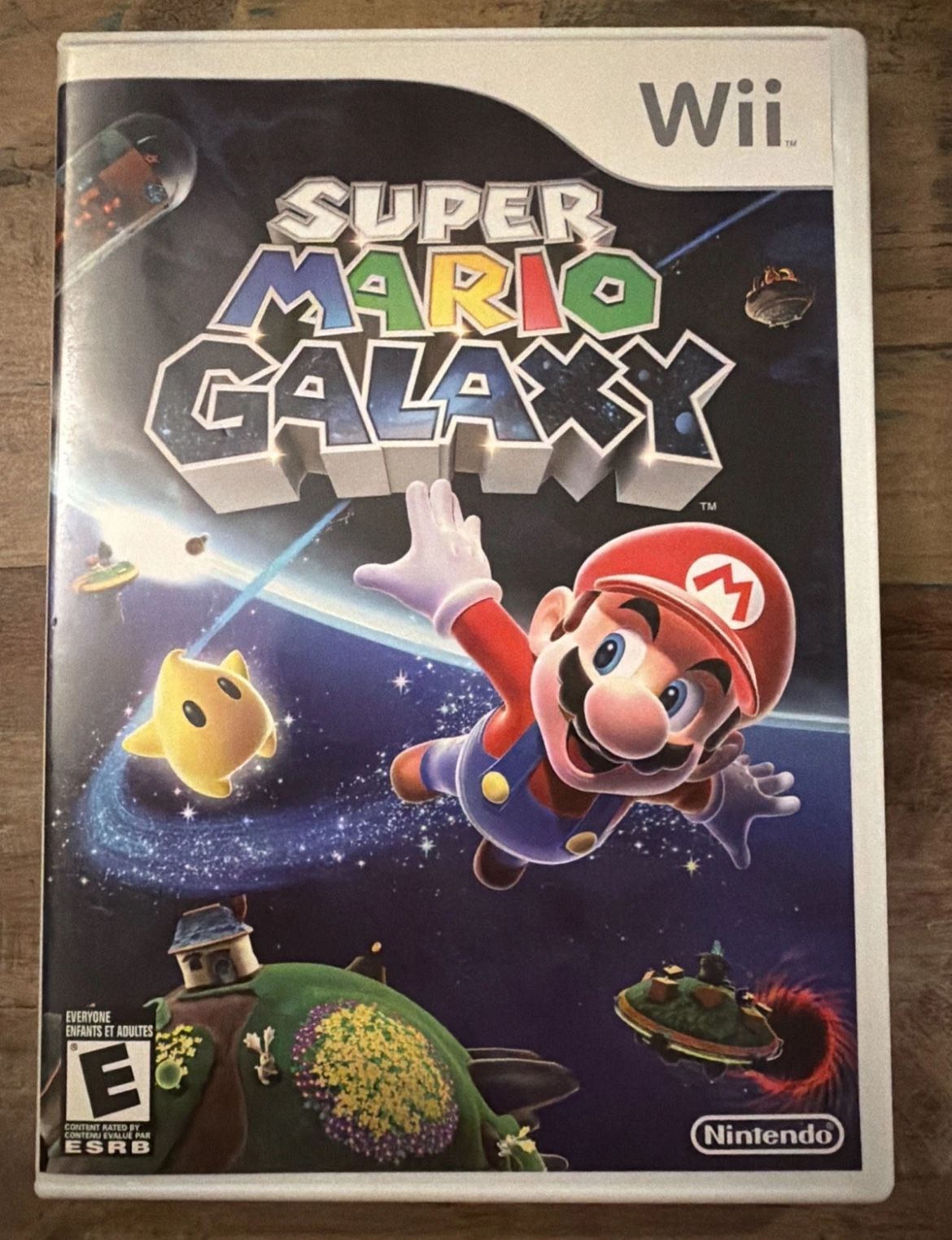 Super Mario Galaxy (Nintendo Wii, 2007) CIB Complete In Box w/ Manual & Inserts