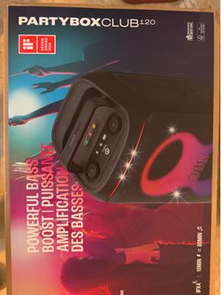Brand new unopened JBL Party Box 120 Bluetooth Speaker