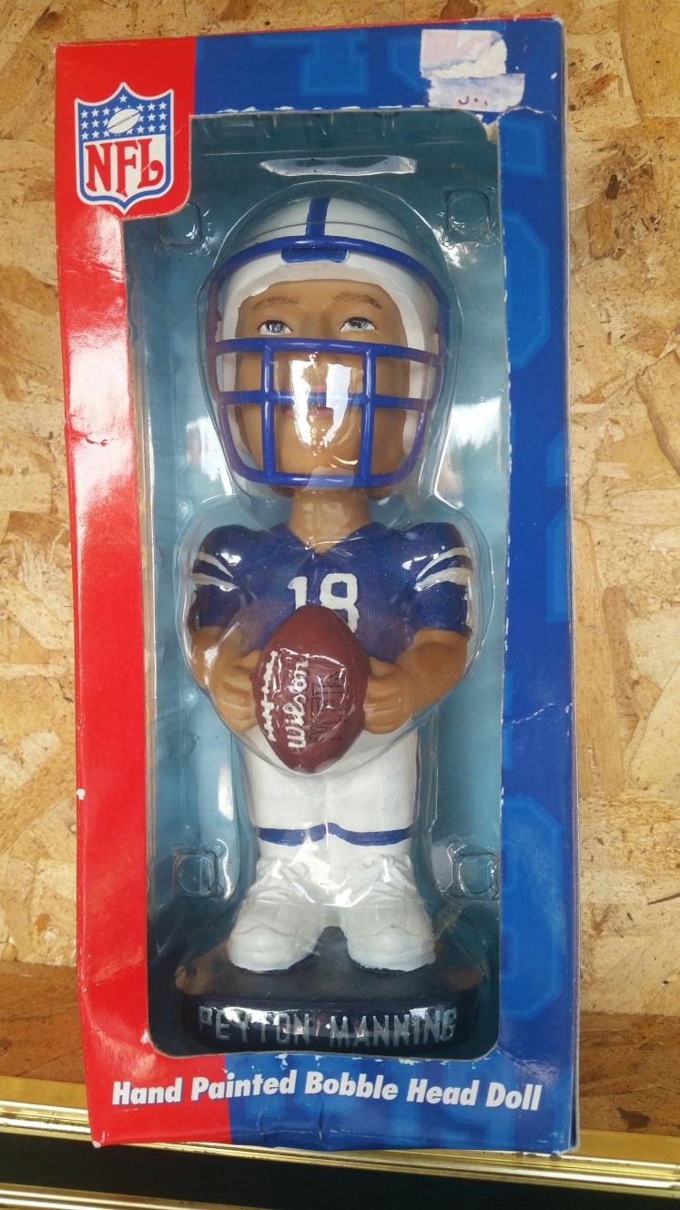 Old Peyton Manning bobble head