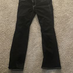 True religion spiral stitched flares