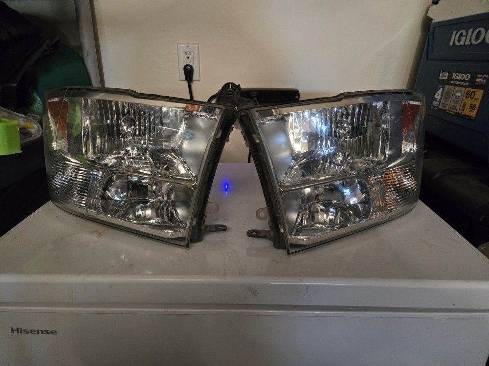 OEM Headlights, Taillights, And 3rd Brake light Housings For Gen 4 Ram 1500