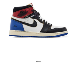 Fragment Design x Union LA x Air Jordan 1 Retro High OG 'Varsity R...