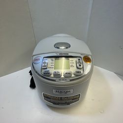 Zojirushi NS-YAC10 Umami Micom 5 Cup Rice Cooker & Warmer White - No Bowl