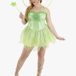 Tinker Bell Fairy Halloween Costume 